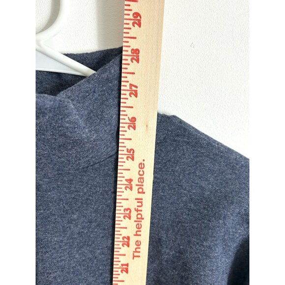 Jerzees Men's 1/4 Zip Pullover Mock Neck Long Sleeve Company Logo Blue M - Picture 7 of 13